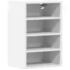 Image de Vidaxl armoire suspendue riga blanc 40x29,5x60 cm bois d'ingénierie