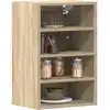 Image de Armoire Suspendue "riga" Chêne Sonoma 40 x 29,5 x 60 cm Bois D'ingénierie Vidaxl