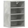 Image de Vidaxl armoire suspendue riga gris béton 40 x 29,5 x 60 cm bois d'ingénierie