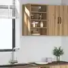 Image de Armoire Suspendue "riga" Chêne Artisanal 40 X 29,5 X 60 Cm Bois D'ingénierie Vidaxl