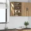 Image de vidaXL Armoire suspendue Riga Chêne artisanal 40 x 295 x 60 cm Bois dingénierie 854183