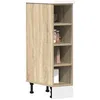 Image de vidaXL Armoire basse chêne sonoma 20x445x815 cm bois d’ingénierie armoire de cuisine meuble de cuisine meuble de 854186