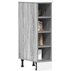 Image de vidaXL Meuble bas Riga Gris Sonoma 20 x 445 x 815 cm Bois dingénierie 854189