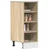 Image de Meuble Bas "riga" Chêne Sonoma 30 x 44,5 x 81,5 cm Bois D'ingénierie Vidaxl