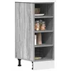 Image de vidaXL Meuble bas Riga Gris Sonoma 30 x 445 x 815 cm Bois dingénierie 854198