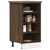Image de vidaXL Meuble bas Riga Chêne brun 40 x 445 x 815 cm Bois dingénierie 854208