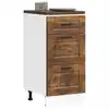Image de Armoire De Cuisine Porto Chêne Fumé Bois D'ingénierie Vidaxl
