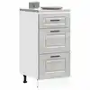 Image de Armoire De Cuisine Porto Sonoma Gris Bois D'ingénierie Vidaxl