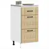 Image de Armoire De Cuisine Lucca Chêne Sonoma Bois Ingénierie Vidaxl