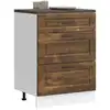 Image de Armoire De Cuisine Porto Chêne Fumé Bois D'ingénierie Vidaxl