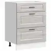 Image de Vidaxl armoire de cuisine porto sonoma gris bois d'ingénierie