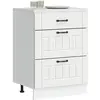 Image de Armoire De Cuisine Lucca Blanc Bois D'ingénierie Vidaxl