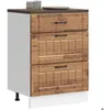 Image de vidaXL Armoire de cuisine Lucca vieux bois bois ingénierie 854277