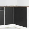 Image de vidaXL Meuble sous évier Lyon Bois dingénierie noir 854290