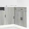 Image de Meuble Sous Évier "lyon" En Bois D'ingénierie Sonoma Gris Vidaxl