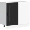 Image de Vidaxl meuble bas de cuisine « kalmar » bois d'ingénierie noir
