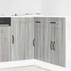 Image de vidaXL Armoire de cuisine Kalmar sonoma gris bois dingénierie meuble dévier meuble de cuisine avec tiroir 854324