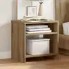 Image de Tables De Chevet 2 Pcs Chêne Artisanal Bois D'ingénierie Vidaxl