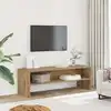 Image de Meuble Tv Chêne Artisanal 120x40x40 Cm Bois D'ingénierie Vidaxl
