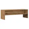 Image de Vidaxl meuble tv chêne artisanal 120x40x40 cm bois d'ingénierie