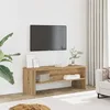 Image de vidaXL Meuble TV chêne artisanal 100x40x40 cm bois dingénierie 855769