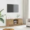 Image de Meuble Tv Chêne Artisanal 102x30x37,5 Cm Bois D'ingénierie Vidaxl
