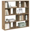 Image de vidaXL Bibliothèque/Séparateur de pièce chêne artisanal 105x24x102 cm séparateur de pièce cloison de séparation armoire à 855831