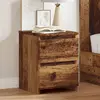 Image de Tables De Chevet 2 Pcs Vieux Bois 30x30x40 Cm Bois D'ingénierie Vidaxl