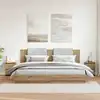 Image de Tables De Chevet 2 Pcs Chêne Artisanal Bois D'ingénierie Vidaxl