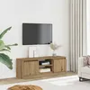 Image de vidaXL Meuble TV chêne artisanal 102x30x36 cm bois dingénierie support TV armoire média armoire hifi unité TV meuble 855855