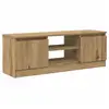 Image de Vidaxl meuble tv chêne artisanal 102x30x36 cm bois d'ingénierie
