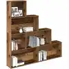 Image de Bibliothèque Vieux Bois 157x24x160 Cm Bois D'ingénierie Vidaxl