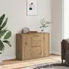 Image de Buffet Chêne Artisanal 88x30x64 Cm Bois D'ingénierie Vidaxl