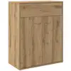 Image de Buffet Chêne Artisanal 60x30x75 Cm Bois D'ingénierie Vidaxl