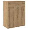 Image de vidaXL Buffet chêne artisanal 60x30x75 cm bois dingénierie 855897