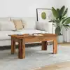 Image de Table Basse Vieux Bois 100x60x42 Cm Bois D'ingénierie Vidaxl