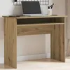 Image de vidaXL Bureau chêne artisanal 90x50x74 cm bois dingénierie bureau décriture bureau dordinateur bureau à domicile 855977