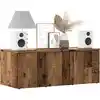 Image de Meuble Tv Vieux Bois 80x34x30 Cm Bois D'ingénierie Vidaxl