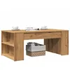 Image de vidaXL Table basse chêne artisanal 102x55x42 cm bois dingénierie table dappoint table de salon table latérale bout de 856025