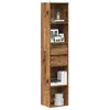 Image de Bibliothèque Vieux Bois 36x30x171 Cm Bois D'ingénierie Vidaxl