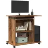 Image de Bureau D'ordinateur Vieux Bois 80x50x75 Cm Bois D'ingénierie Vidaxl