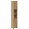 Image de Vidaxl armoire de salle de bain chêne artisanal 30x30x183,5 cm