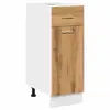 Image de Vidaxl armoire de plancher à tiroir lyon chêne artisanal