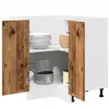 Image de vidaXL Meuble de cuisine Lyon Bois ancien 755 x 755 x 815 cm Bois dingénierie 856095