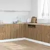 Image de Meuble De Cuisine "lyon" Chêne Artisanal 75,5 X 75,5 X 81,5 Cm Bois Vidaxl