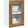 Image de Vitrine Suspendue "lyon" Bois Ancien 40 X 31 X 60 Cm Bois D'ingénierie Vidaxl