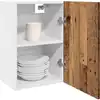 Image de Armoire Suspendue "lyon" Bois Ancien 40 X 31 X 60 Cm Bois D'ingénierie Vidaxl
