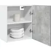 Image de Armoire Suspendue "lyon" Gris Béton 50 X 31 X 60 Cm Bois D'ingénierie Vidaxl