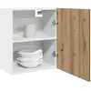 Image de Armoire Suspendue "lyon" Chêne Artisanal 50 X 31 X 60 Cm Bois D'ingénierie Vidaxl