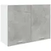 Image de Vidaxl armoire suspendue lyon gris béton 80x31x60 cm aggloméré